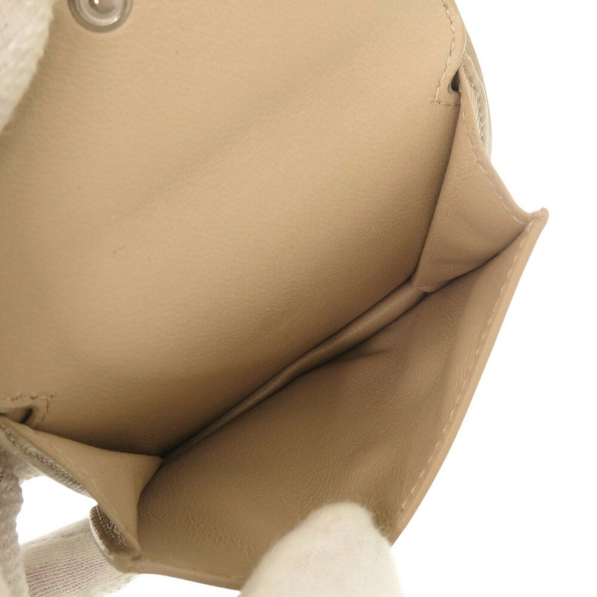 Balenciaga Beige Leather Wallet (Bi-Fold) (Pre-Owned)