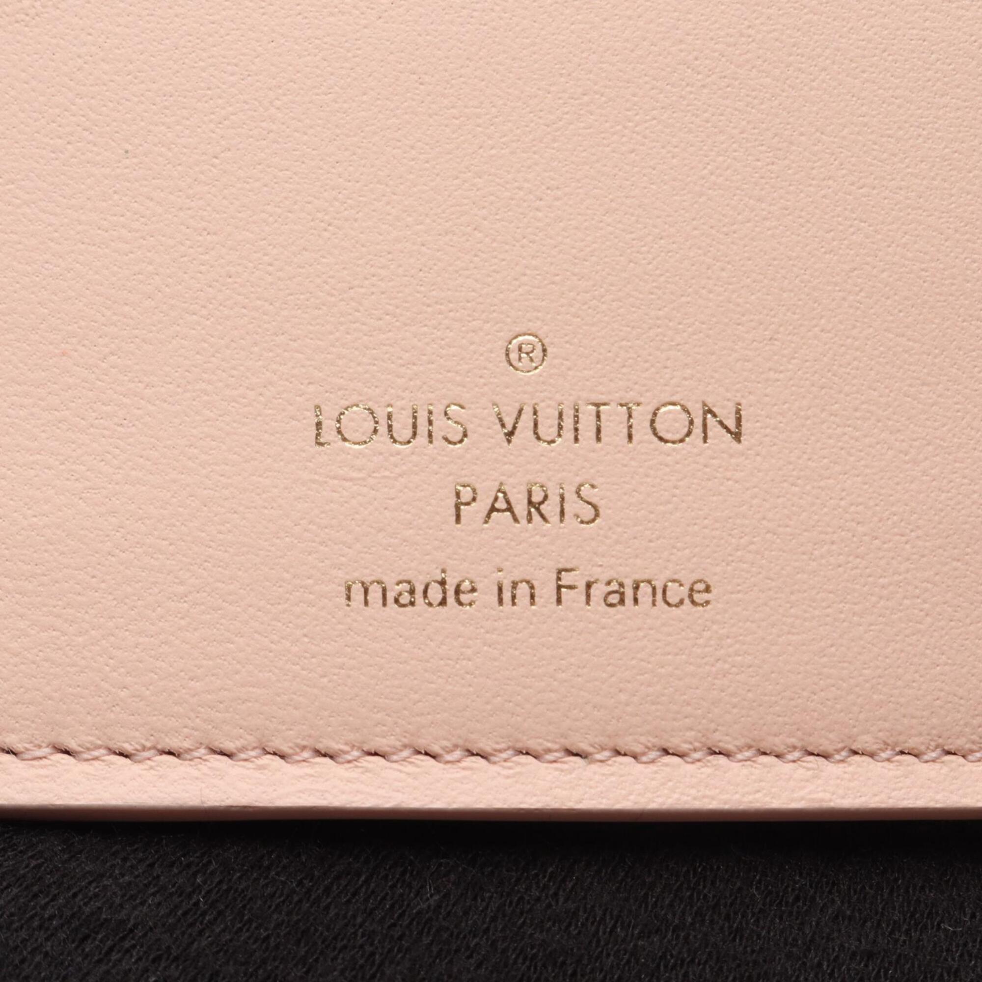 Louis Vuitton Pink Leather Wallet (Tri-Fold) (Pre-Owned)