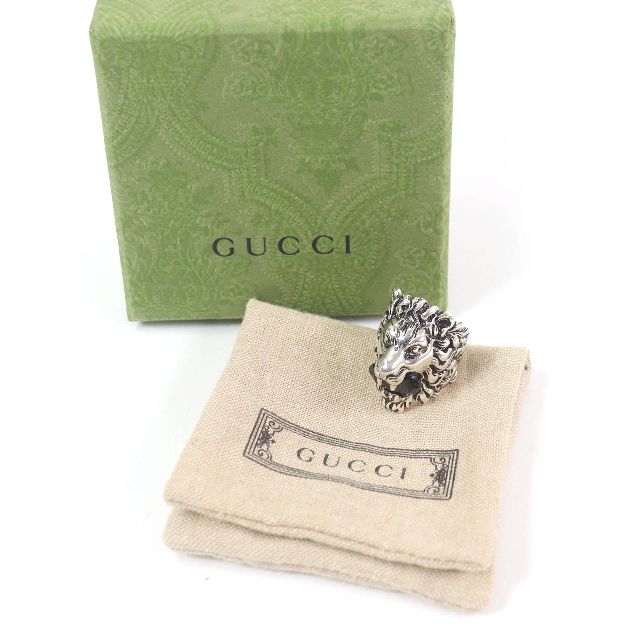 Gucci Silver Band Ring (Pre-Owned)