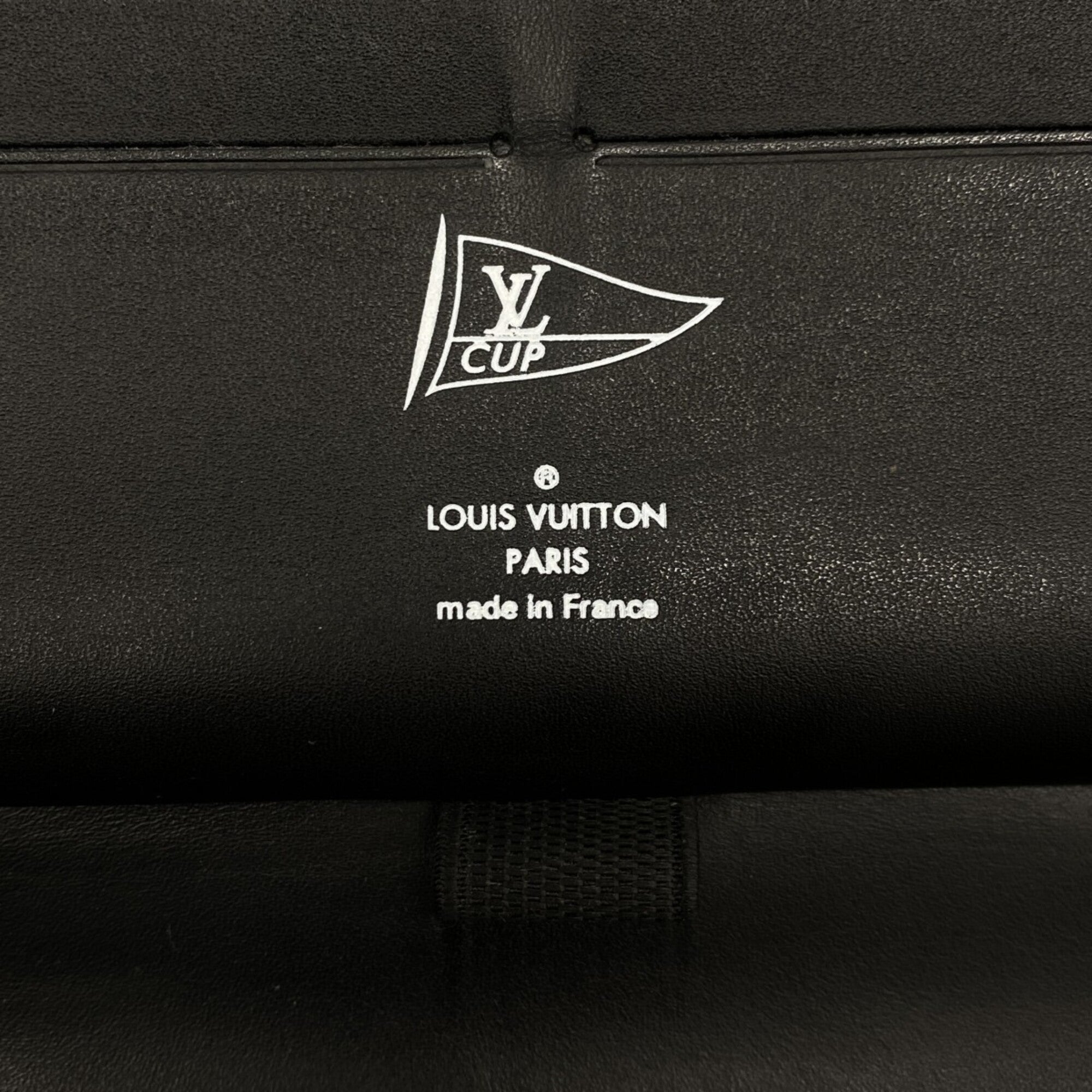 Louis Vuitton Navy Long Wallet (Bi-Fold) (Pre-Owned)