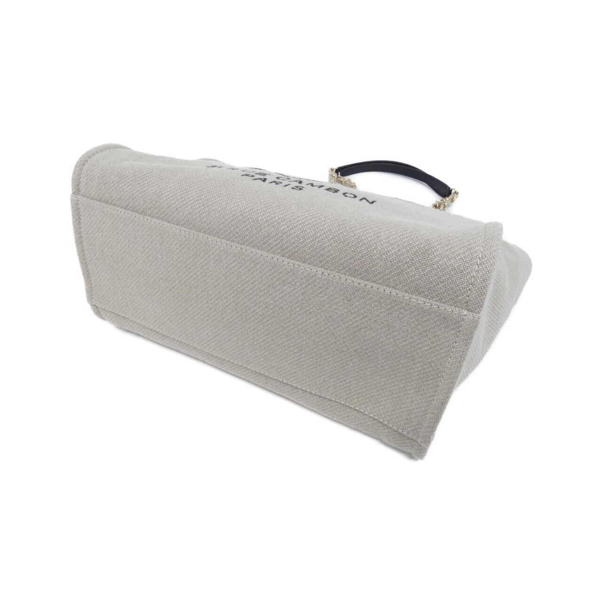 Chanel Beige Black Handbag Pouch (Pre-Owned)