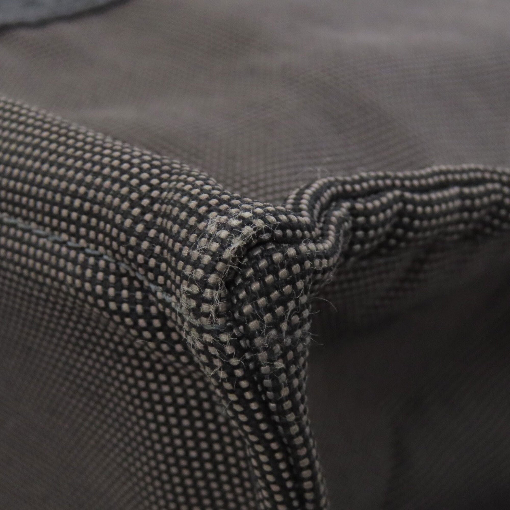 Hermes Gray Canvas Tote Bag (Pre-Owned)