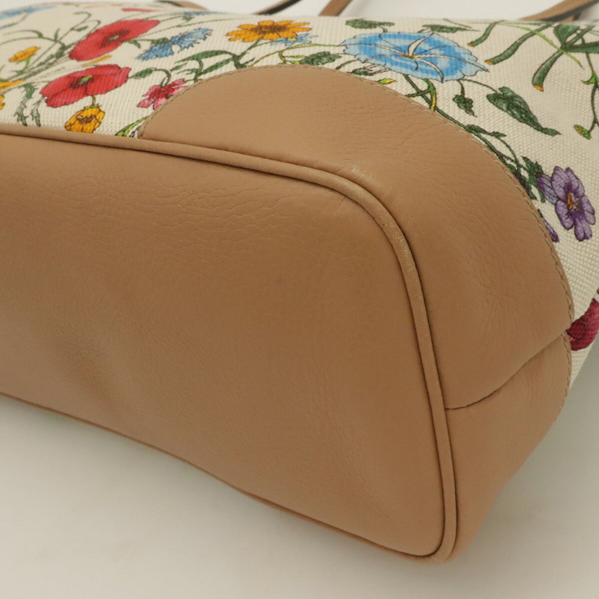 Gucci Beige Fabric Shoulder Bag Tote Bag (Pre-Owned)