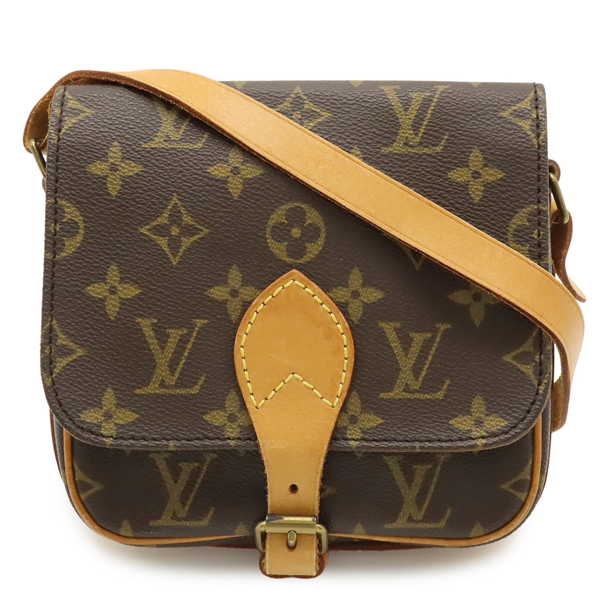 Louis Vuitton Brown Monogram Canvas Pochette Shoulder Bag (Pre-Owned)