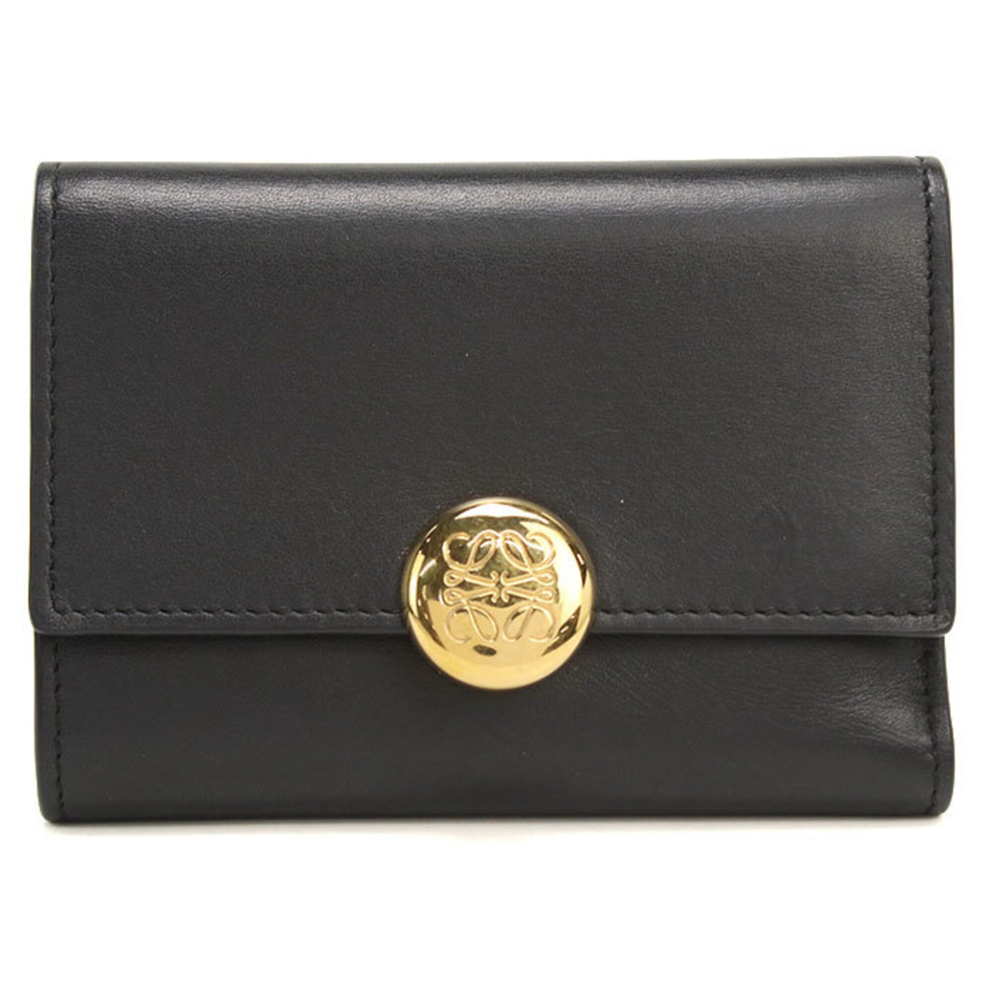 Loewe Black Wallet (Tri-Fold) (Pre-Owned)