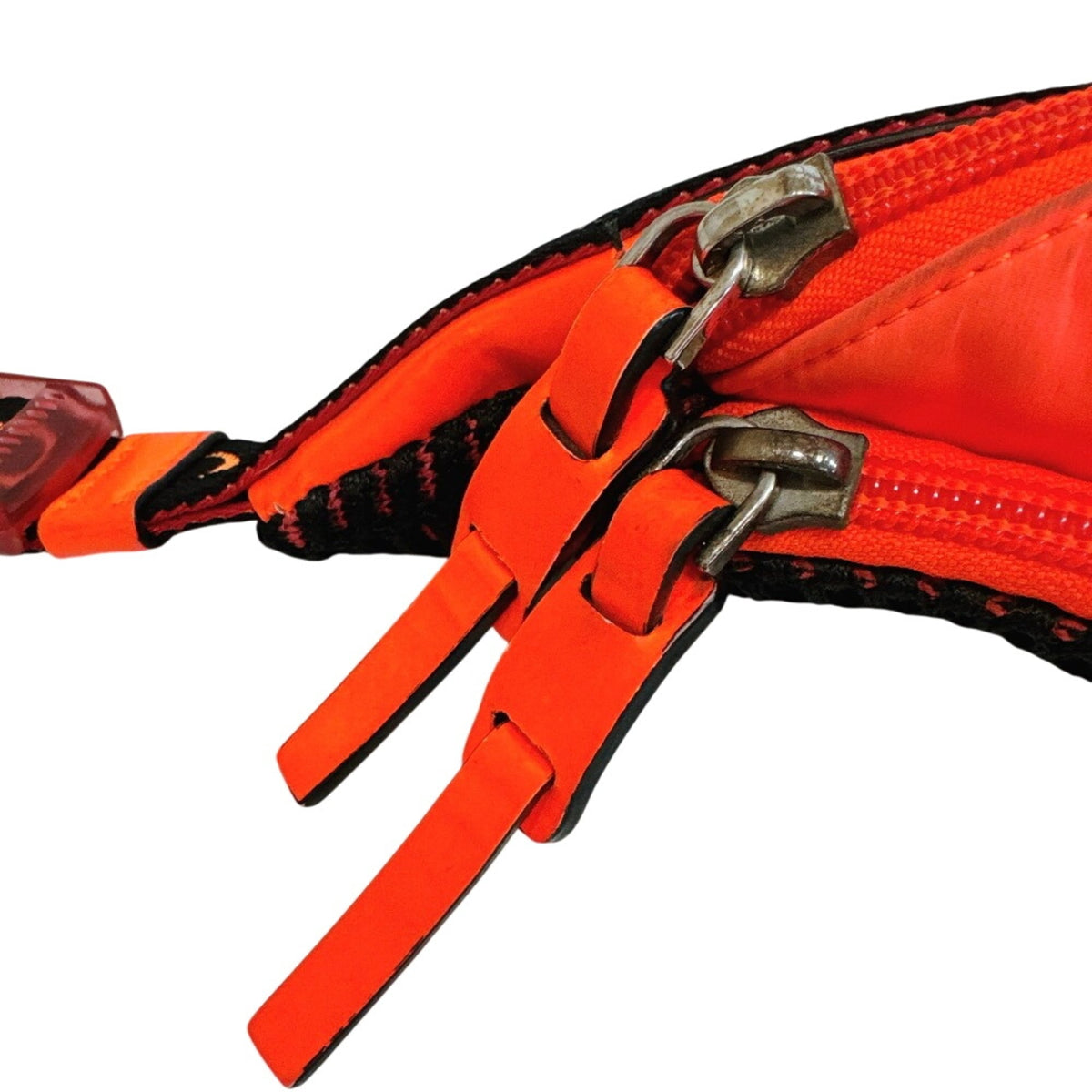 Christian Louboutin Orange Canvas Sling Bag (Pre-Owned)