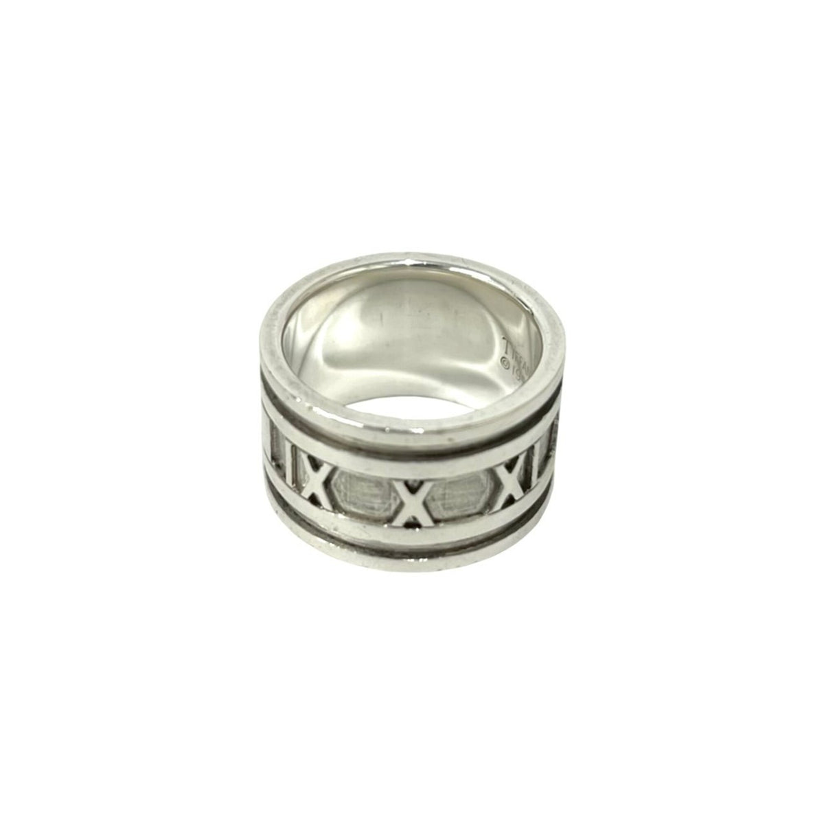 Tiffany Silver Silver 925 Band Ring (Pre-Owned)