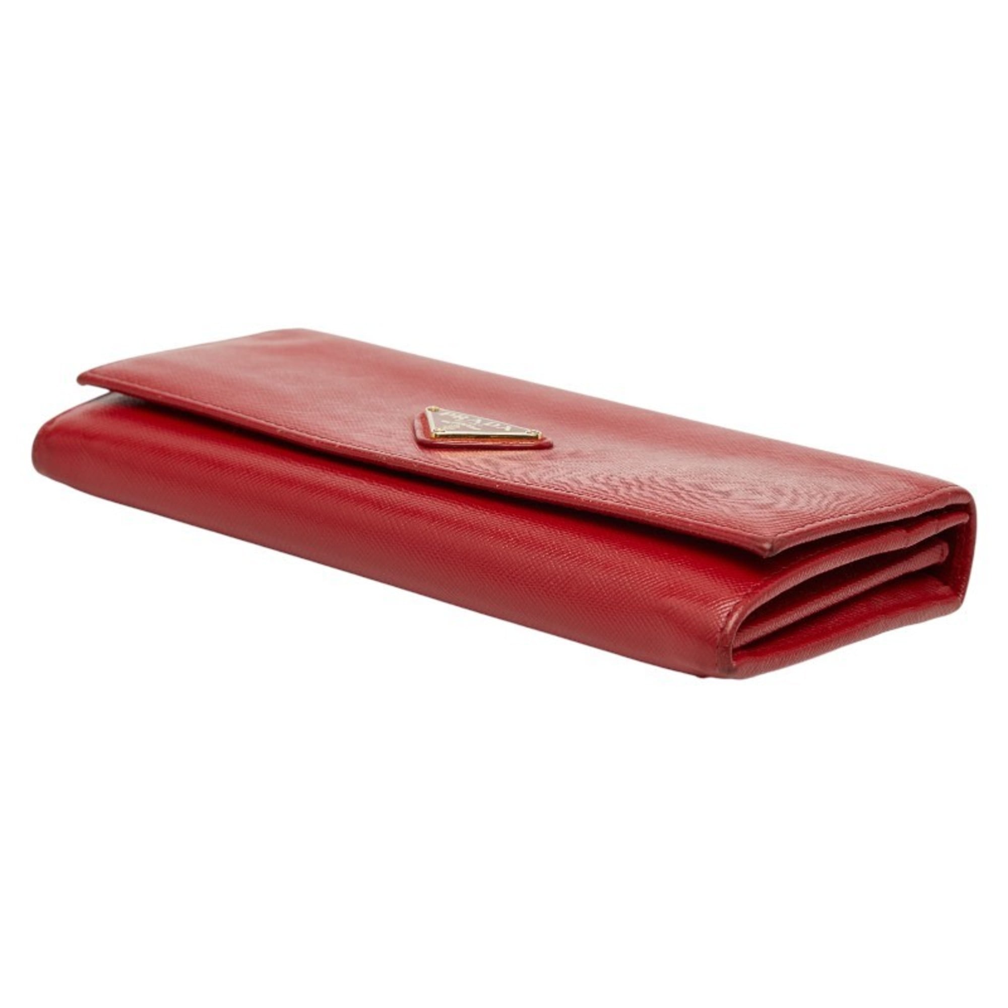 Prada Red Color Leather Coin Purse/Coin Case (Pre-Owned)
