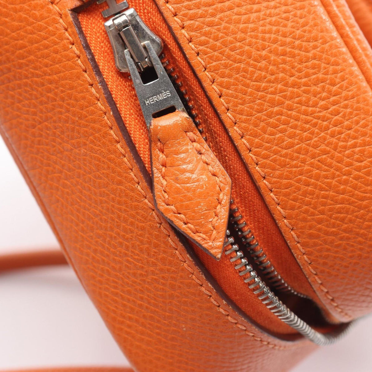Hermes Orange Epsom Leather Leather Handbag (Pre-Owned)