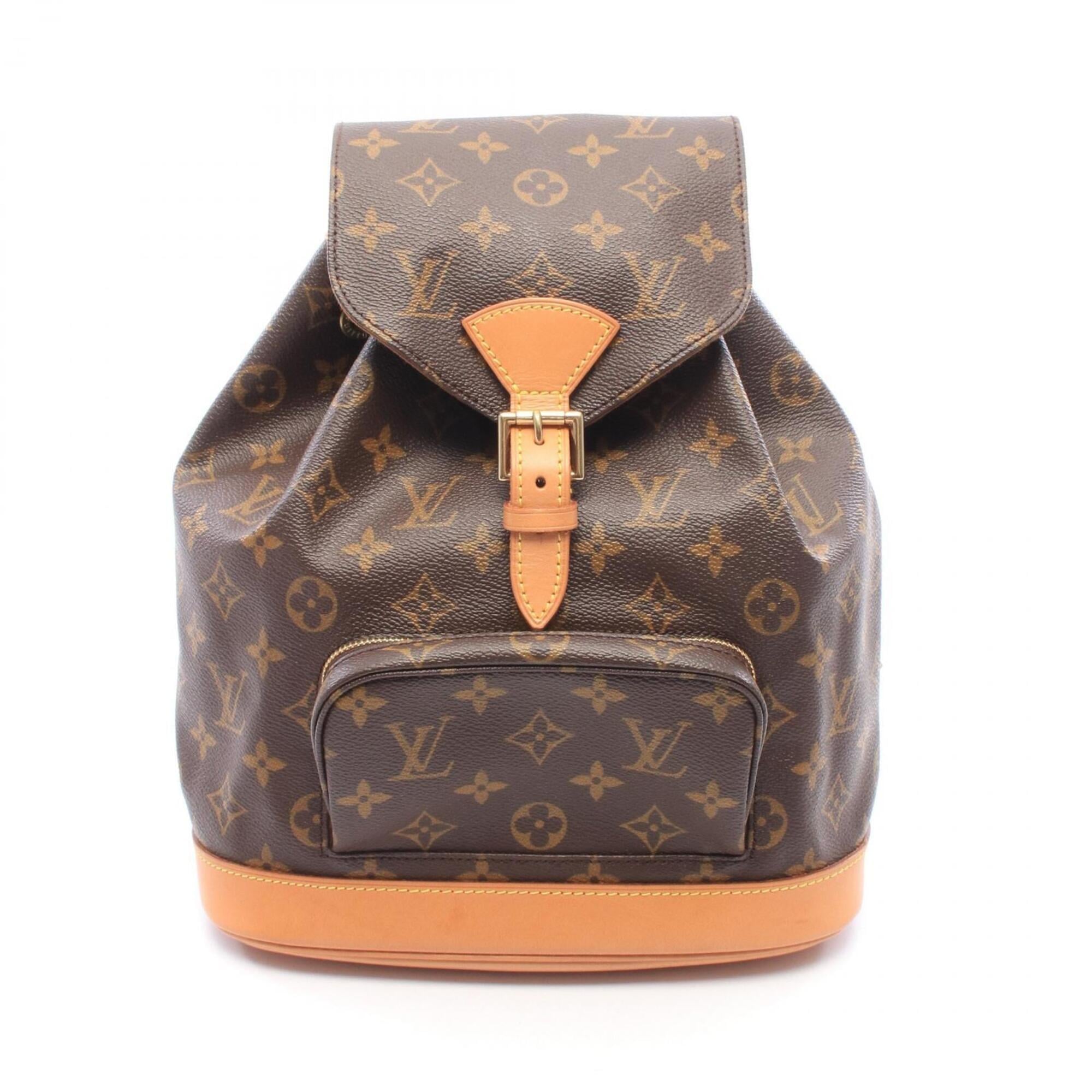 Louis Vuitton Brown Monogram Monogram Leather Backpack (Pre-Owned)