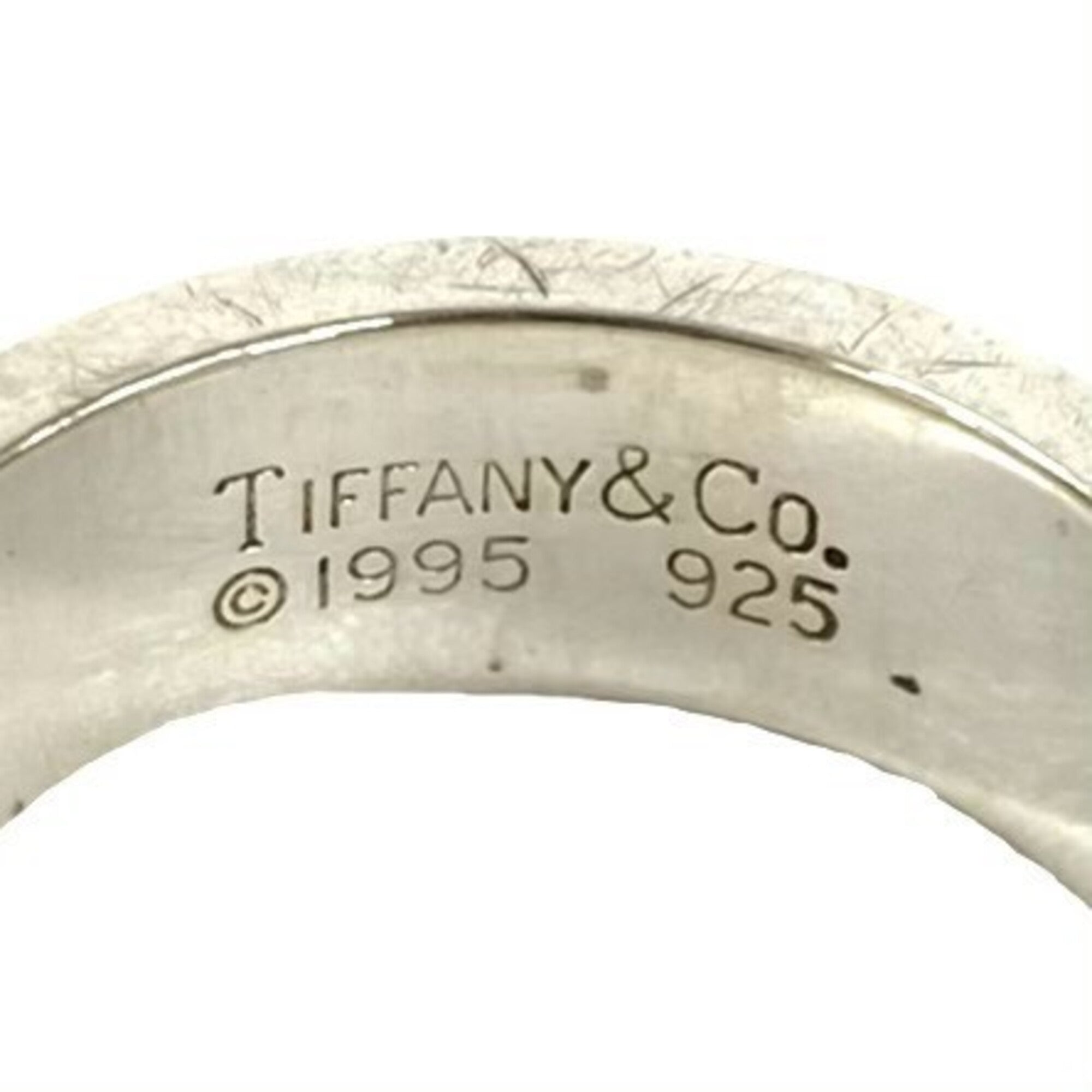 Tiffany Silver Silver 925 Band Ring (Pre-Owned)