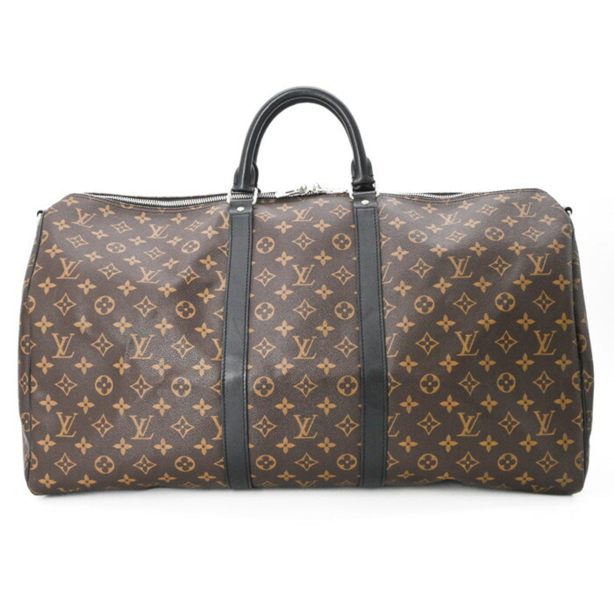 Louis Vuitton Brown Monogram Macassar Monogram Boston Bag (Pre-Owned)