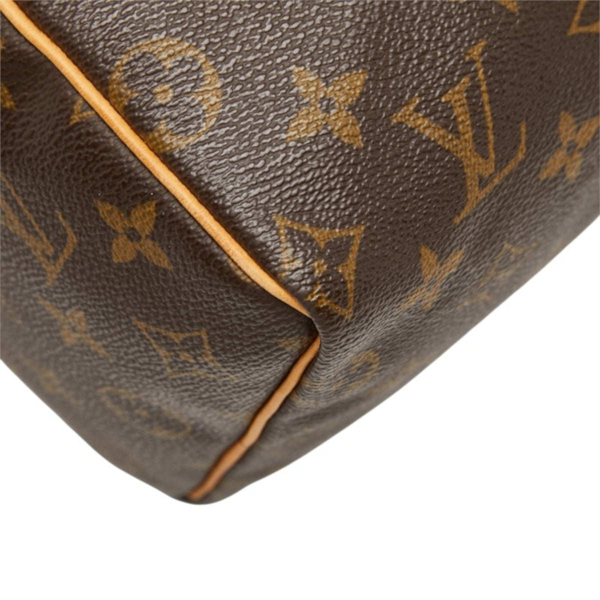 Louis Vuitton Brown Pvc Leather Boston Bag Handbag (Pre-Owned)
