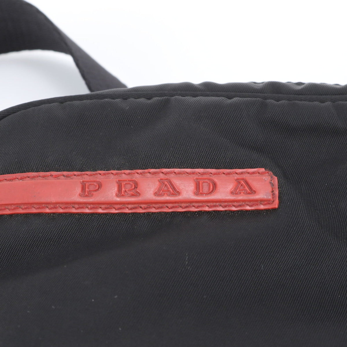 Pradasports Black Messenger Bag Shoulder Bag (Pre-Owned)