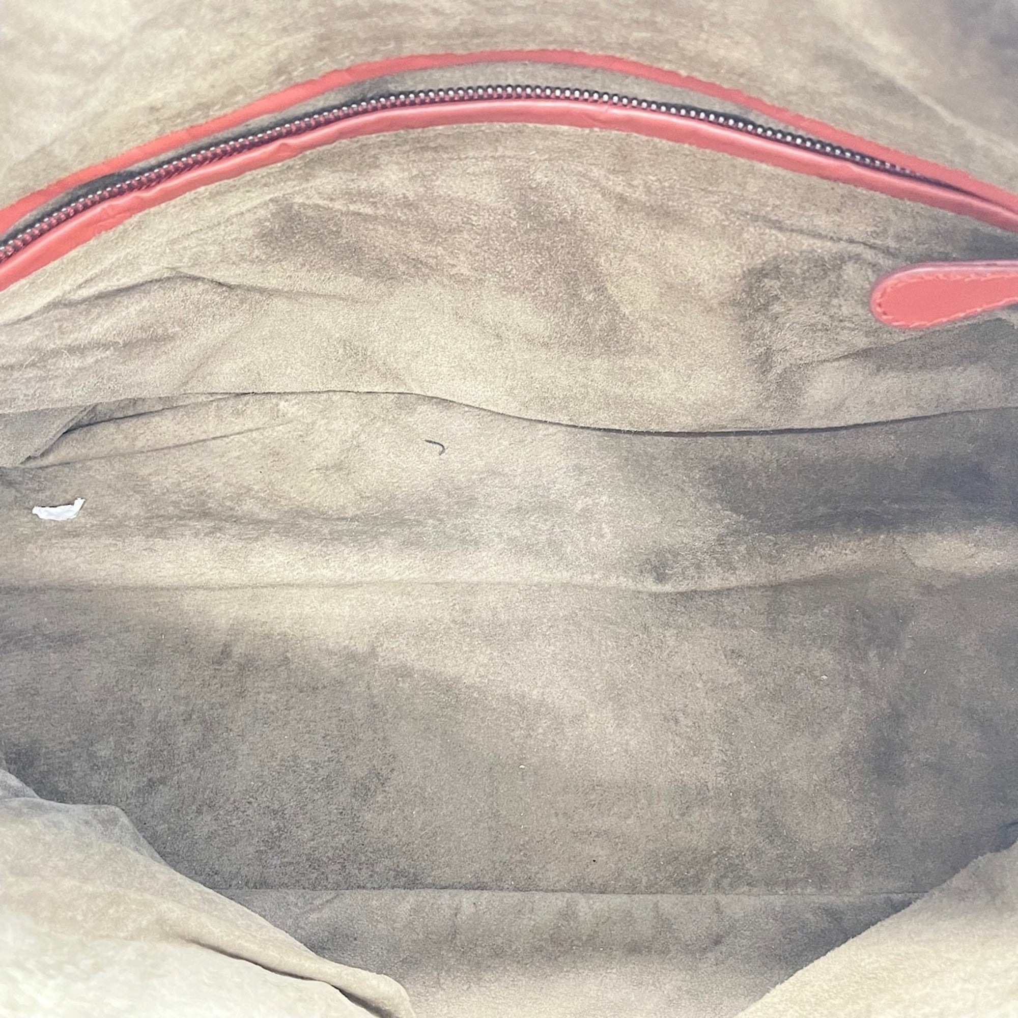 Bottega Veneta Red Color Leather Handbag (Pre-Owned)