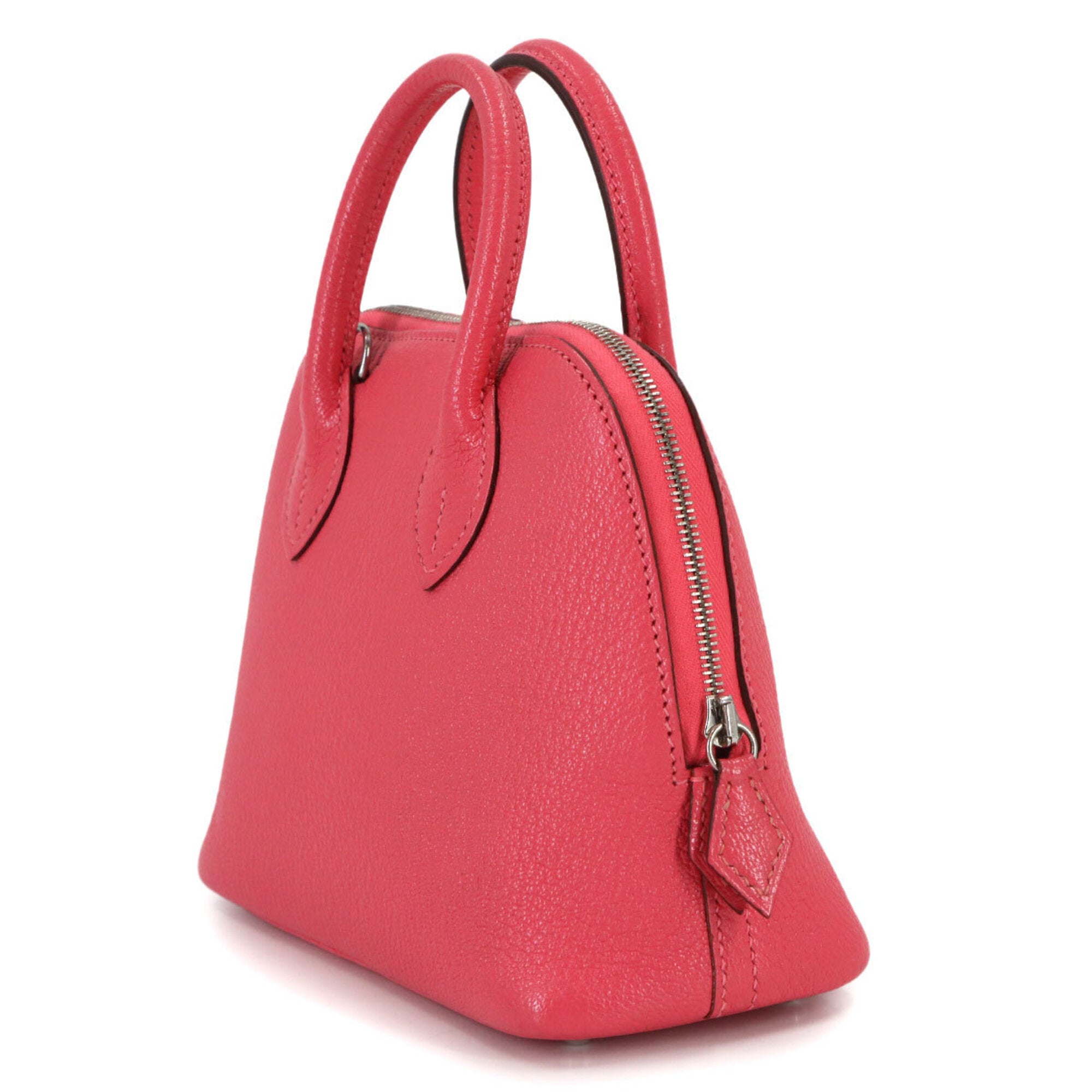 Hermes Pink Chevre Myzore Leather Handbag Shoulder Bag (Pre-Owned)