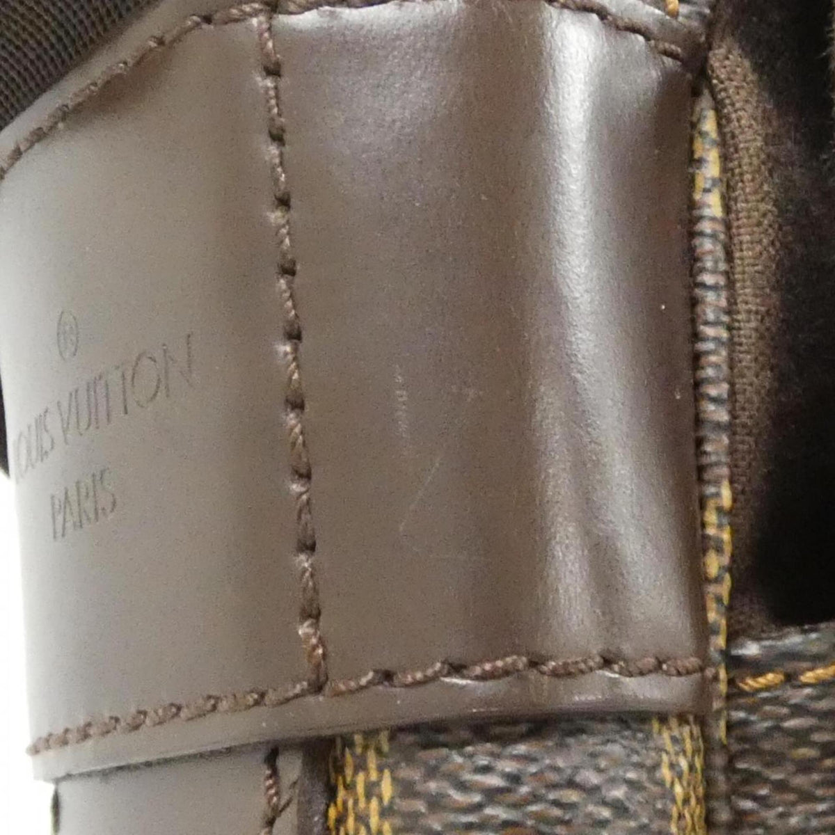 Louis Vuitton Ebene Coated Canvas Shoulder Bag (Pre-Owned)