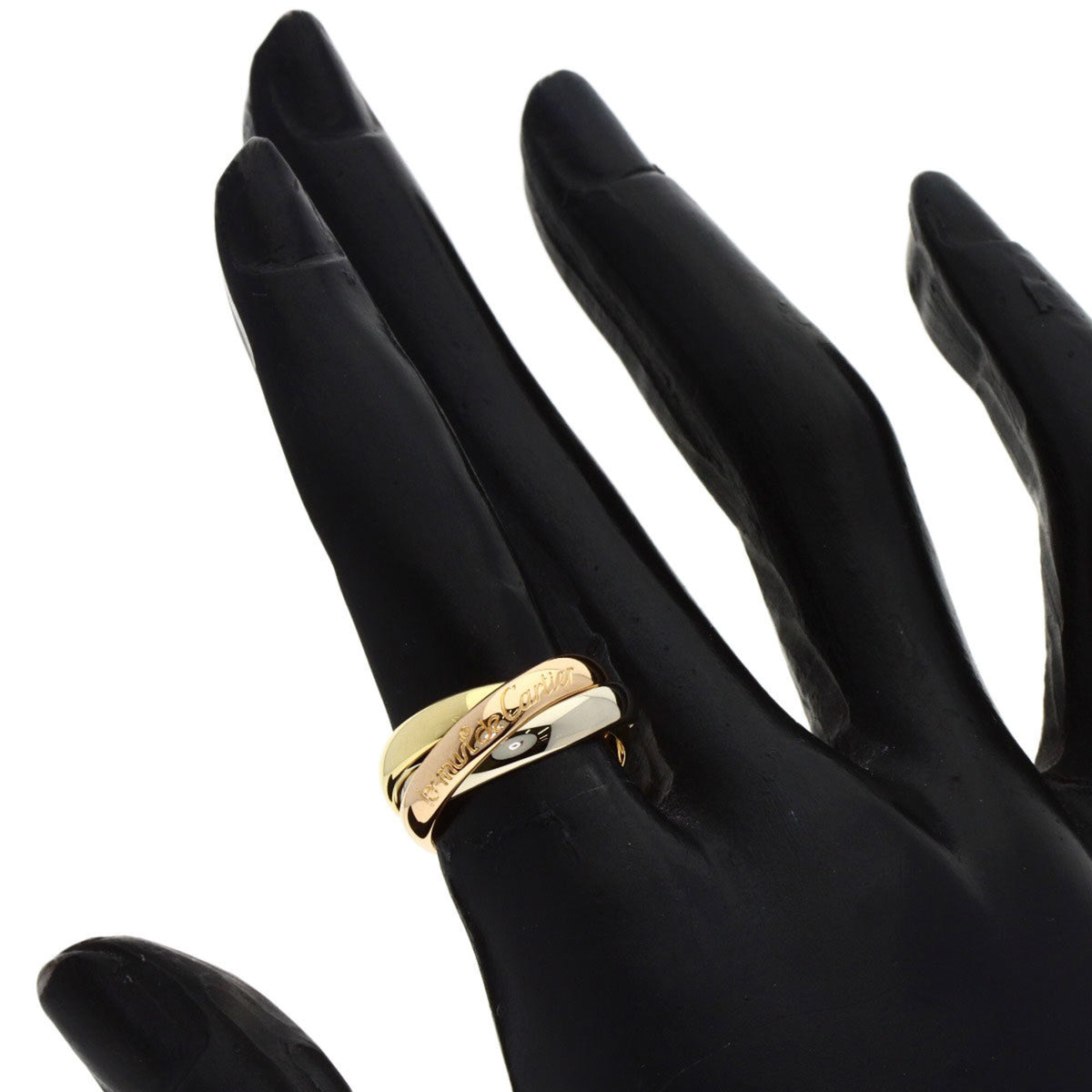 Cartier Trinity Yellow Gold (18K) Pink Gold (18K) White Gold (18K) Band Ring (Pre-Owned)