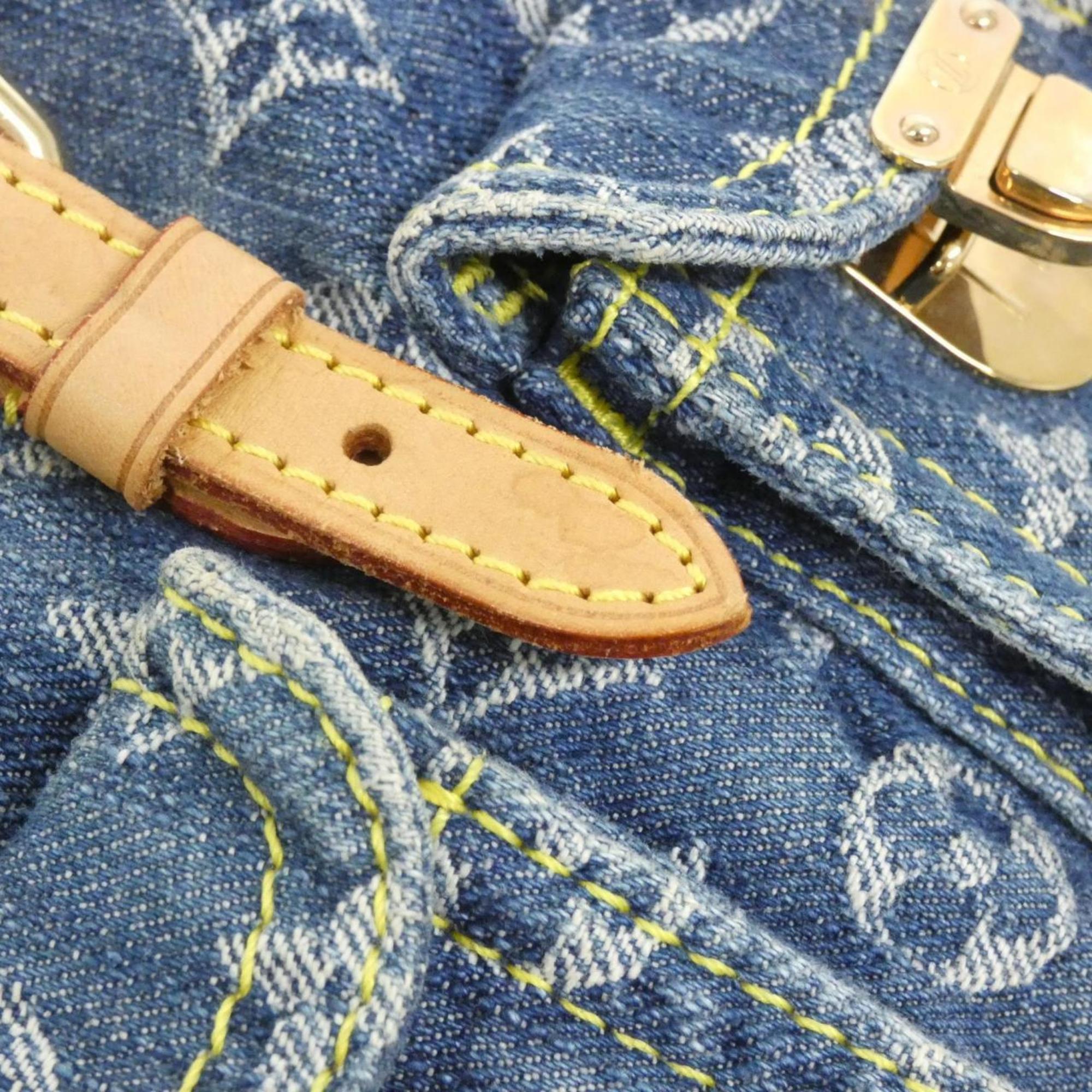 Louis Vuitton Blue Denim Backpack (Pre-Owned)