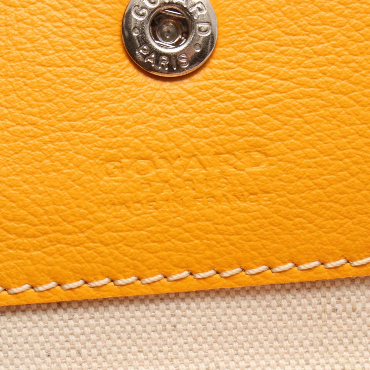 Goyard Multi-Color Yellow Coated Canvas Leather Handbag Pouch Shoulder Bag (Pre-Owned)