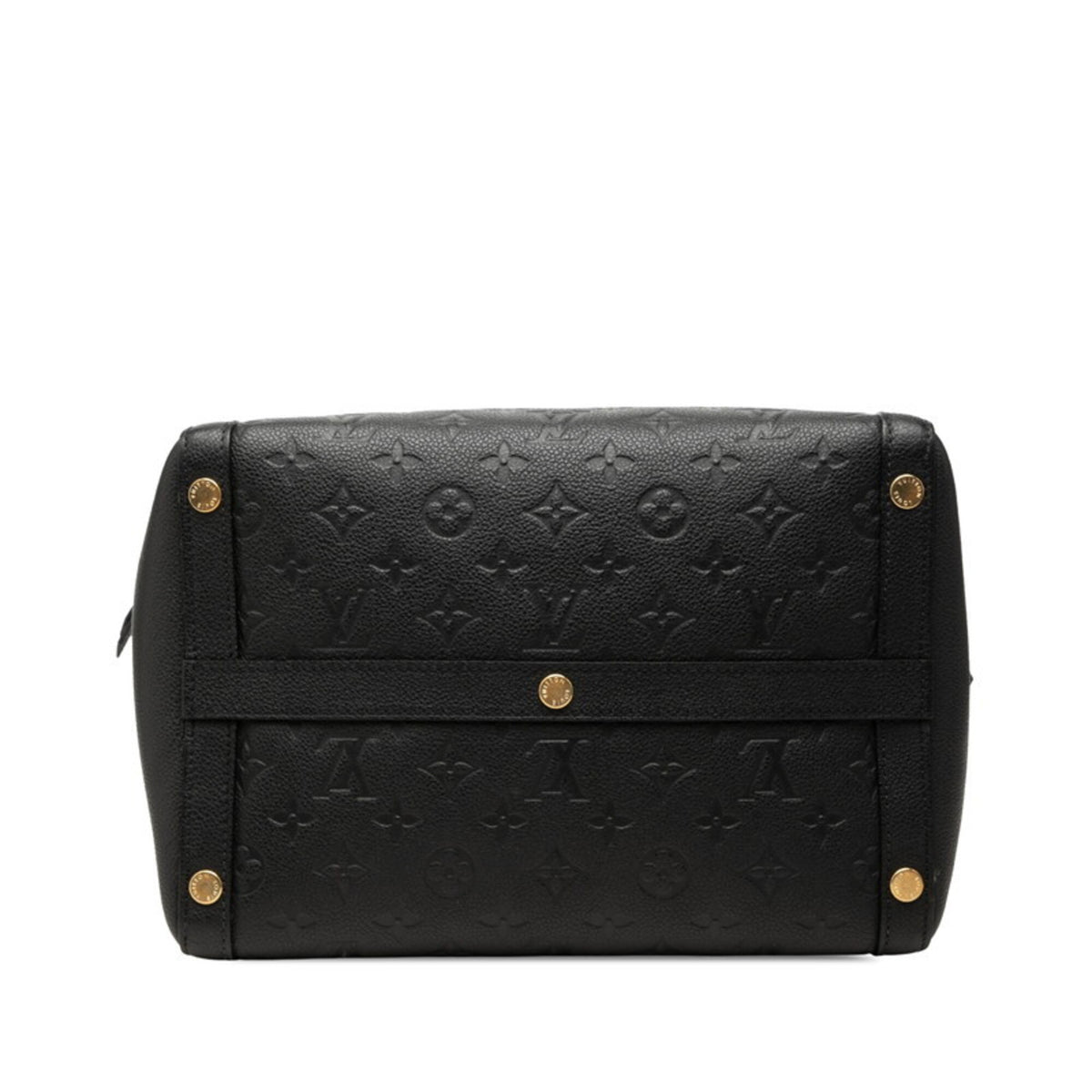 Louis Vuitton Black Noir Leather Handbag (Pre-Owned)