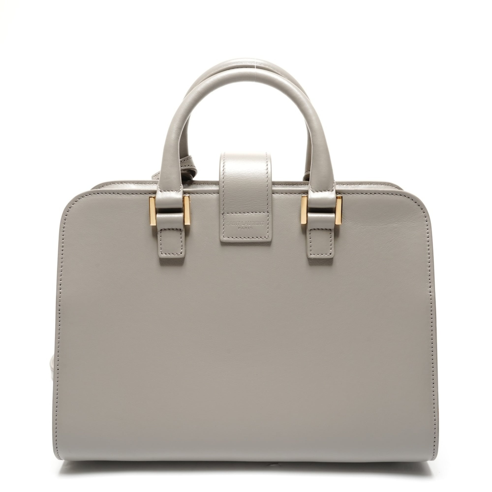 Yves Saint Laurent Gray Shoulder Bag (Pre-Owned)