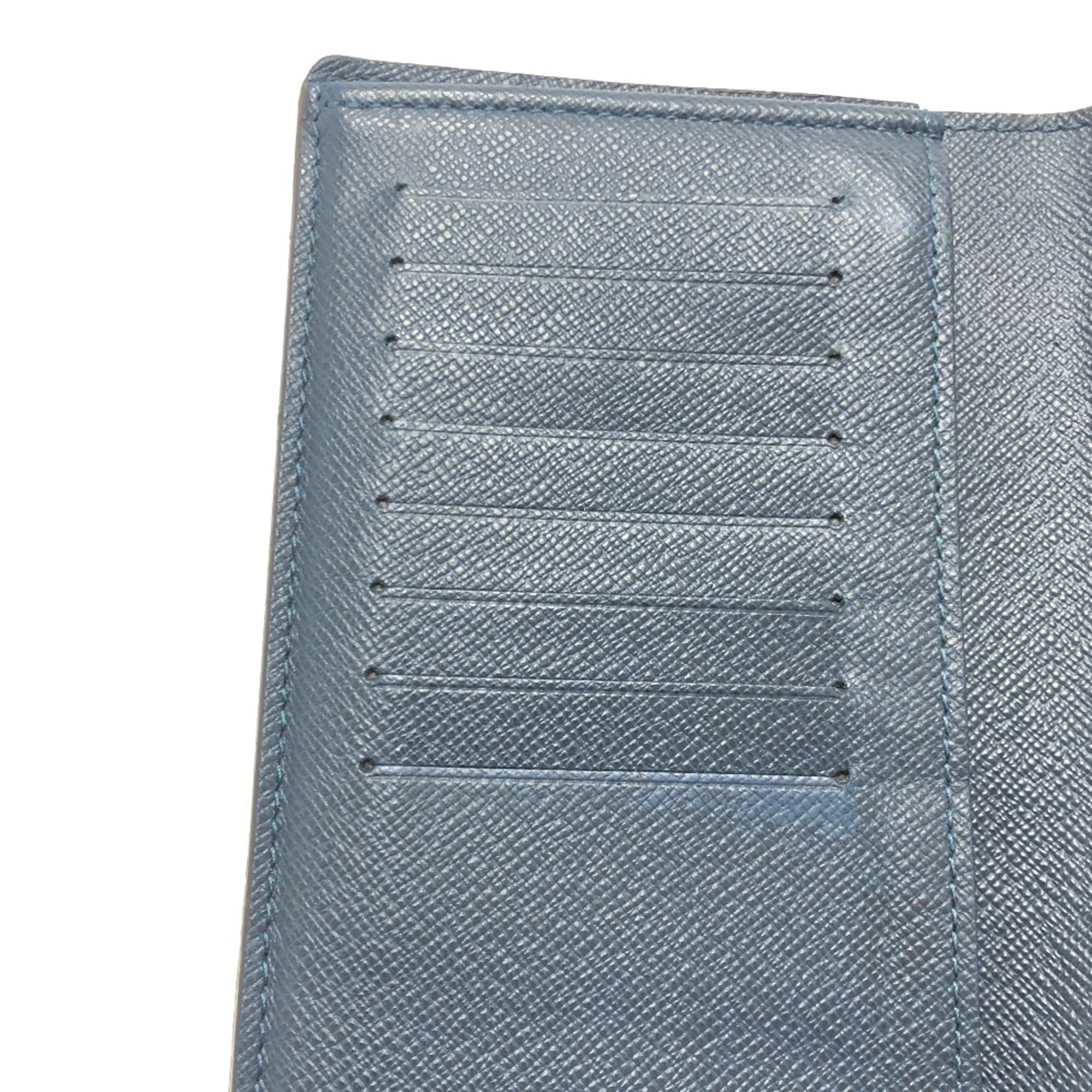 Louis Vuitton Blue Wine Long Wallet (Bi-Fold) (Pre-Owned)