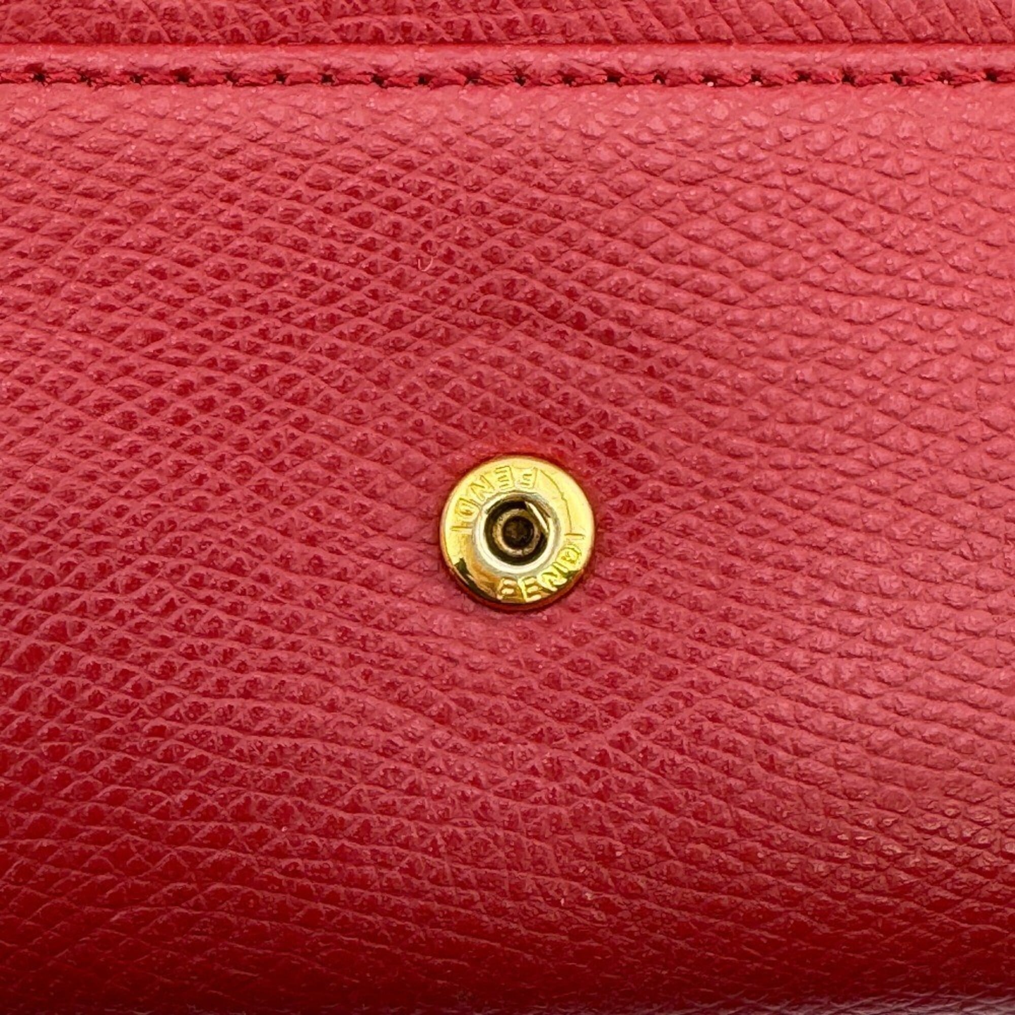 Fendi Red Color Leather (Pre-Owned)