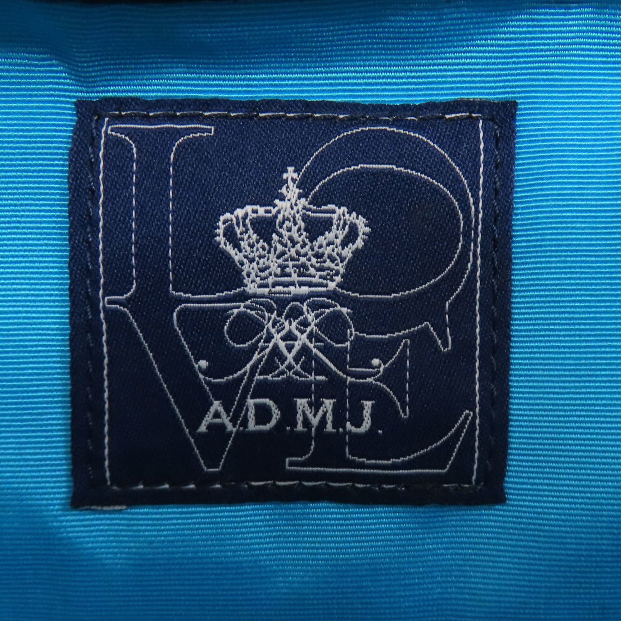 A.D.M.J Black Leather Handbag (Pre-Owned)