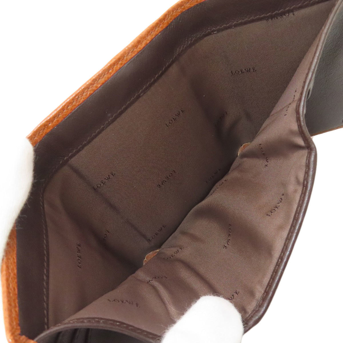 Loewe Brown Leather Wallet (Bi-Fold) (Pre-Owned)