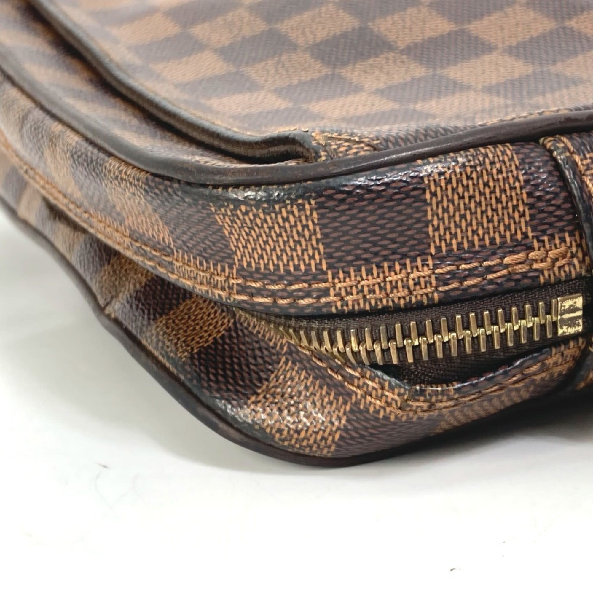 Louis Vuitton Damier Brown Ebene Damier Canvas Pochette (Pre-Owned)