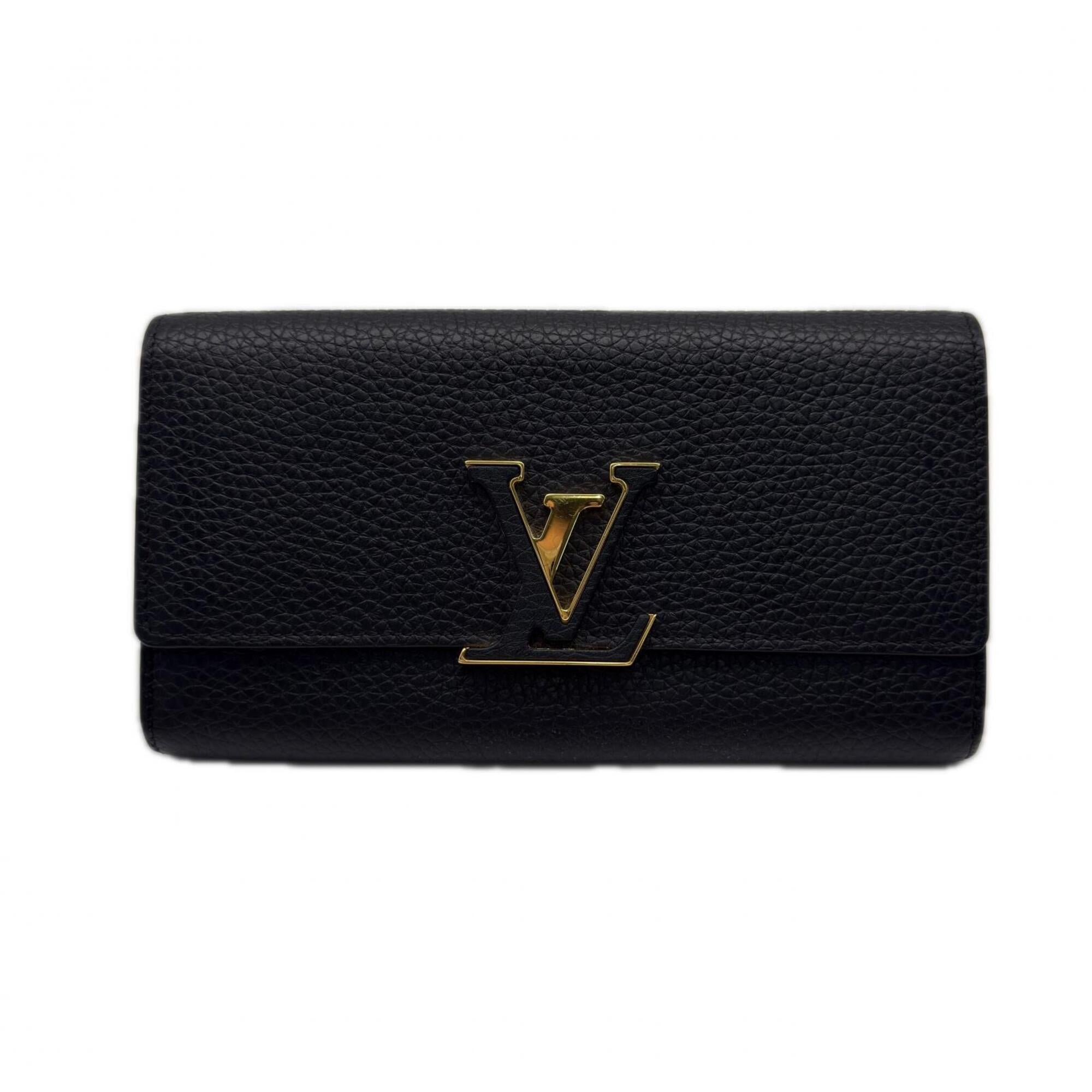 Louis Vuitton Black Noir Pink Leather Coin Purse/Coin Case (Pre-Owned)