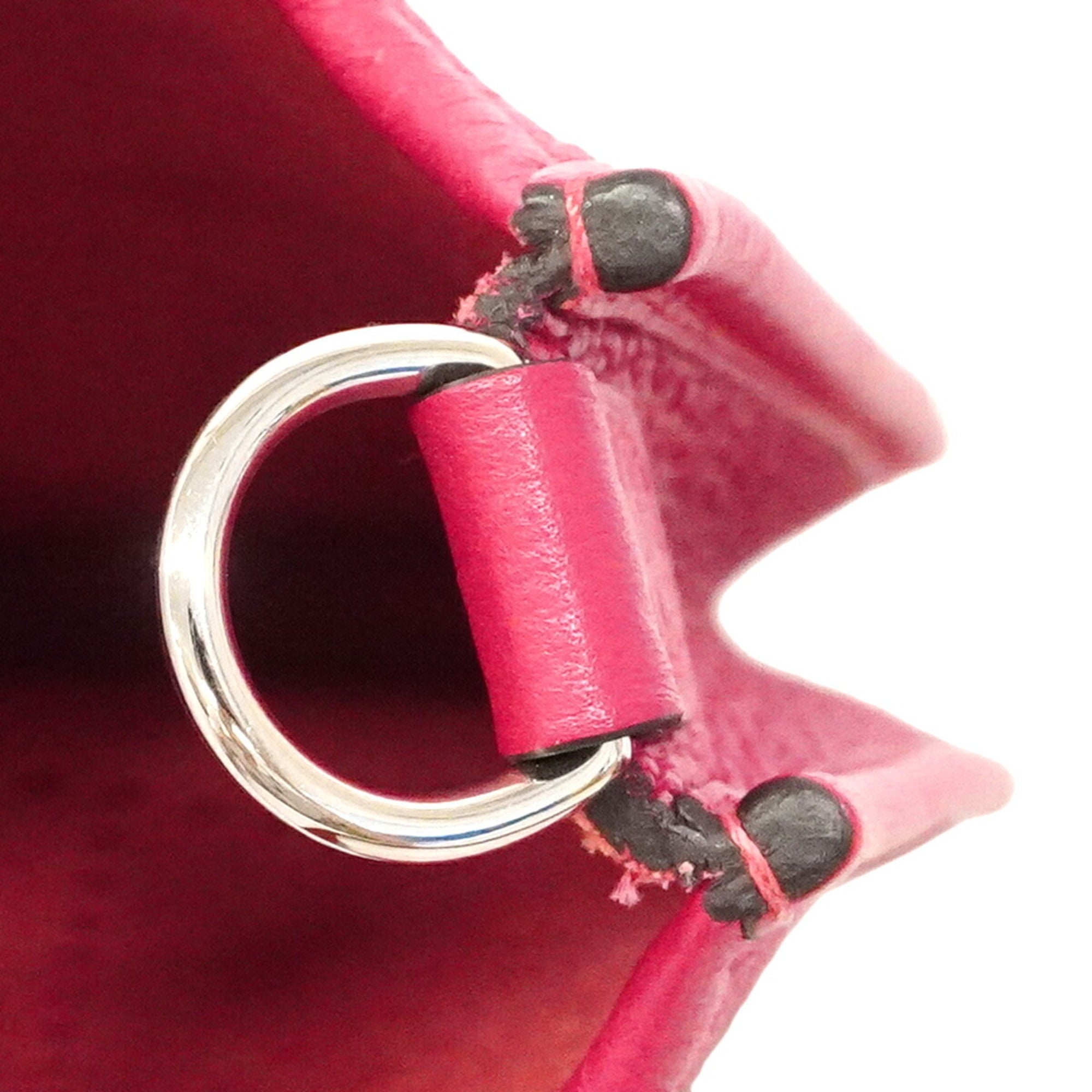 Hermes Pink Taurillon Clemence Leather Shoulder Bag (Pre-Owned)
