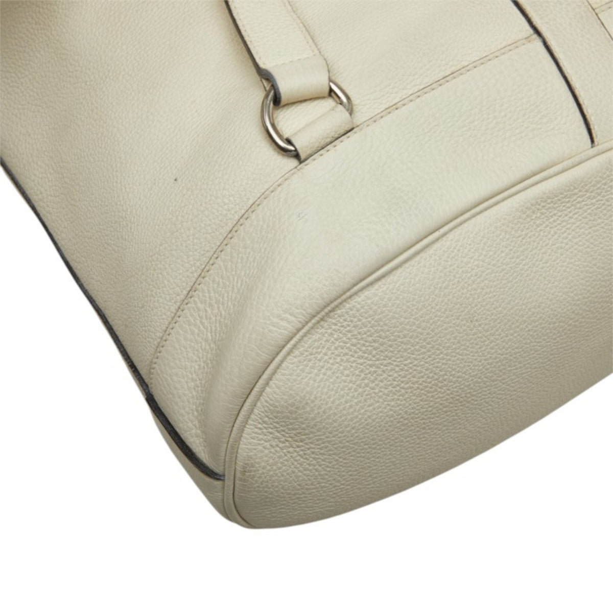 Gucci White Leather Backpack (Pre-Owned)