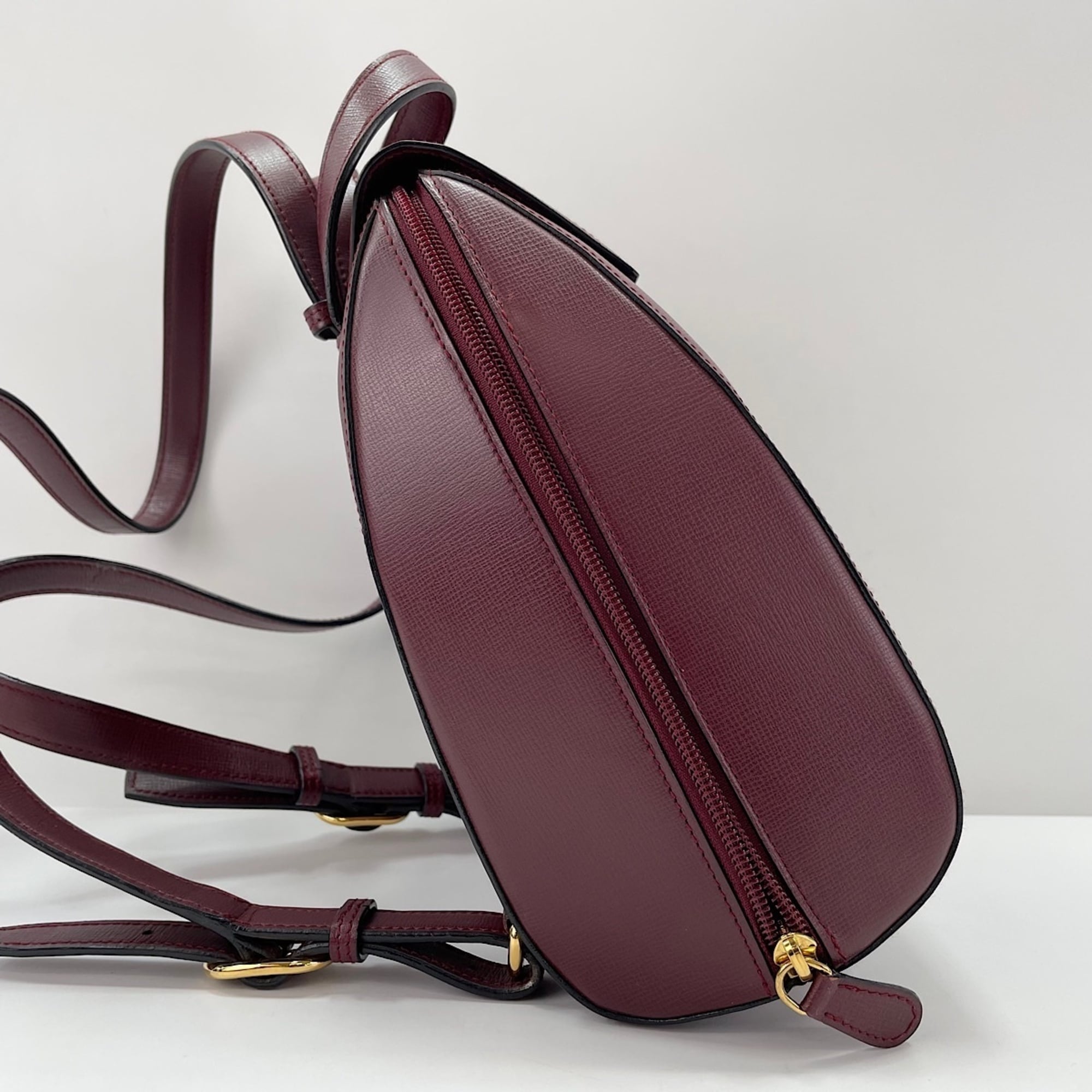 Cartier Must Wine Red Backpack (Pre-Owned)
