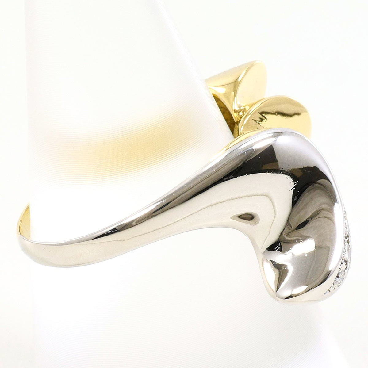 Unbranded Platinum Yellow Gold Yellow Gold (18K) Platinum 900 Band Ring (Pre-Owned)