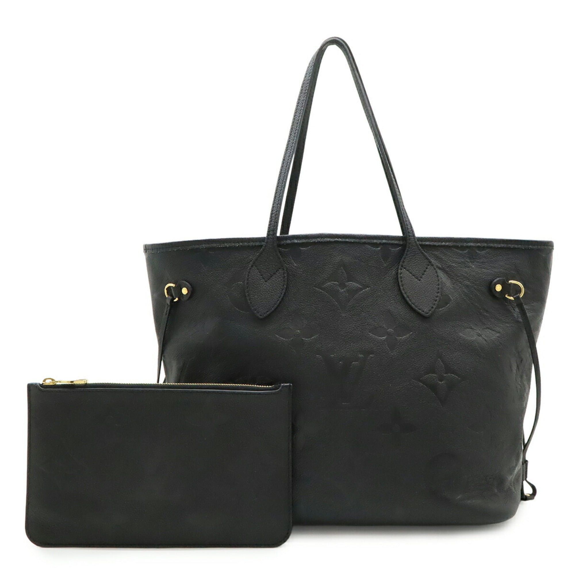 Louis Vuitton Noir Monogram Empreinte Pouch Shoulder Bag Tote Bag (Pre-Owned)