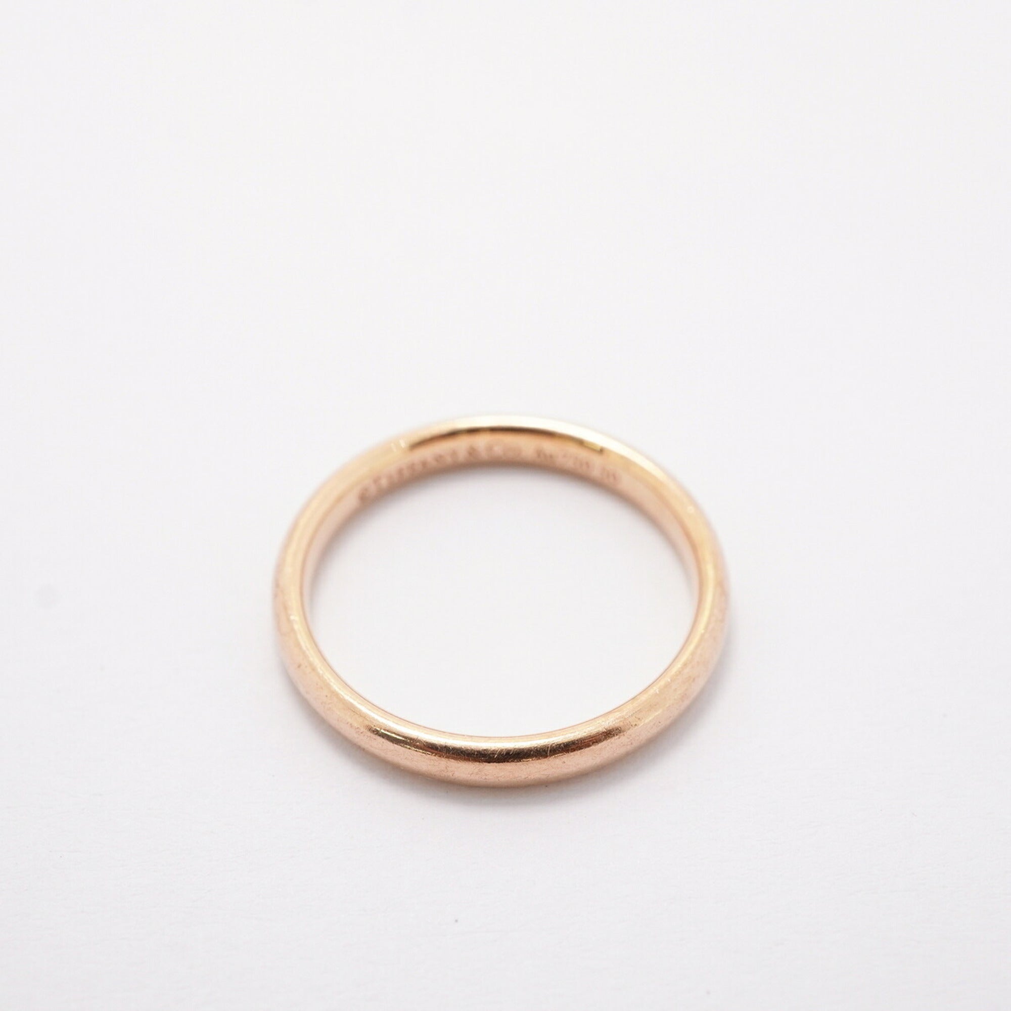Tiffany Pink Gold (18K) Band Ring (Pre-Owned)