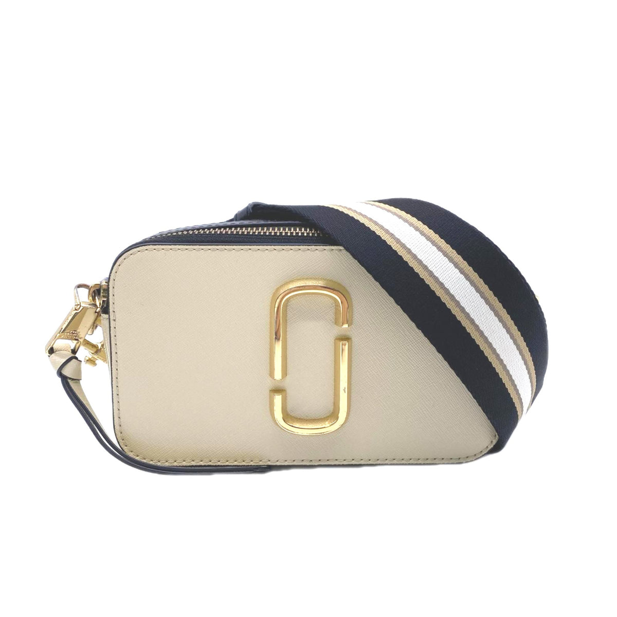 Marc Jacobs Black Cream Shoulder Bag (Pre-Owned)