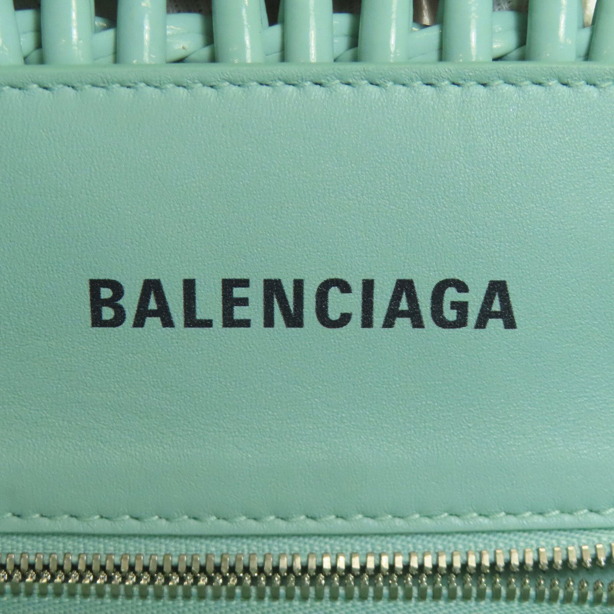 Balenciaga Light Blue Leather Handbag (Pre-Owned)