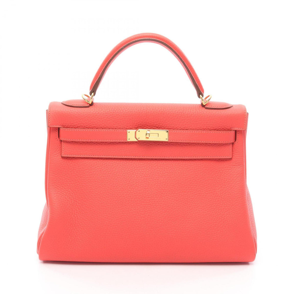 Hermes Pink Rose Jaipur Taurillon Clemence Leather Handbag (Pre-Owned)