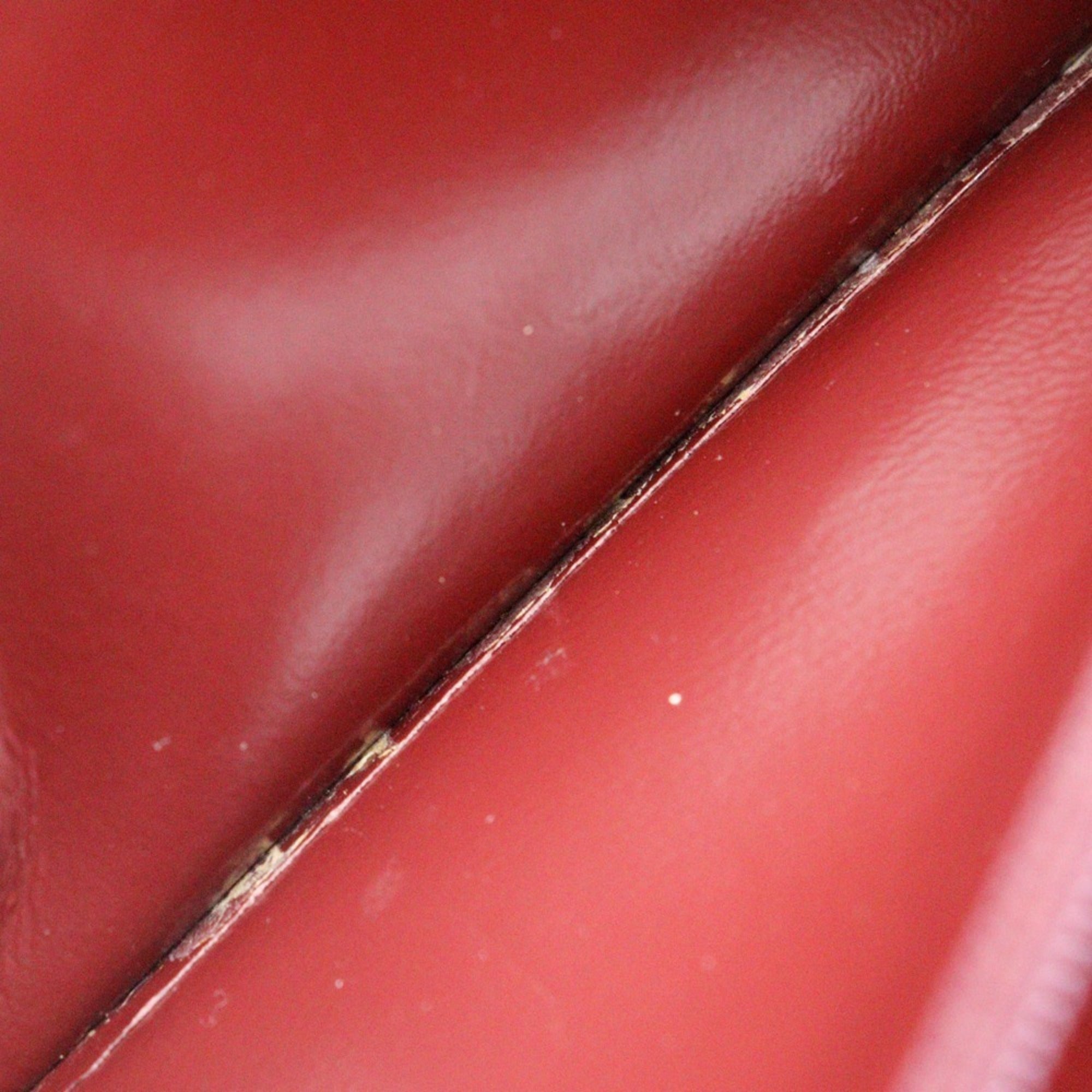 Cartier Must Bordeaux Leather Clutch Bag (Pre-Owned)