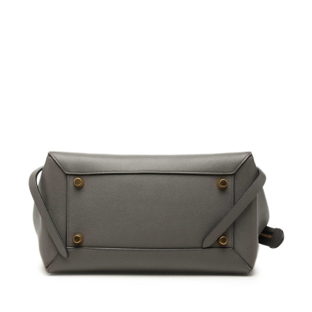 Celine Gray Leather Handbag Shoulder Bag (Pre-Owned)