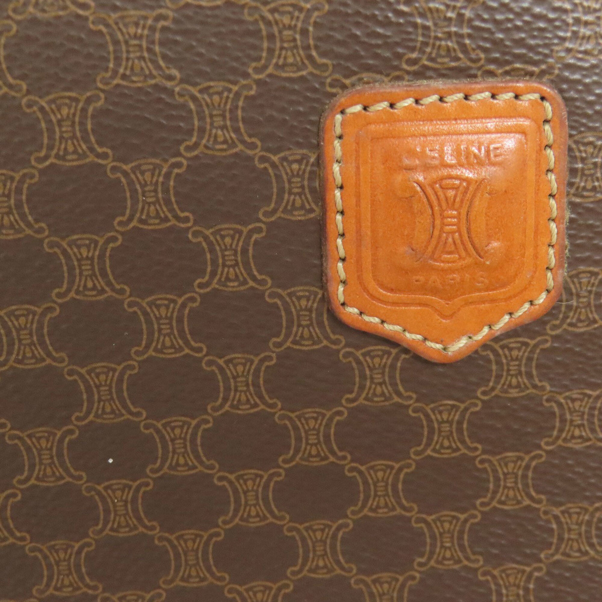 Celine Brown Pvc Shoulder Bag (Pre-Owned)