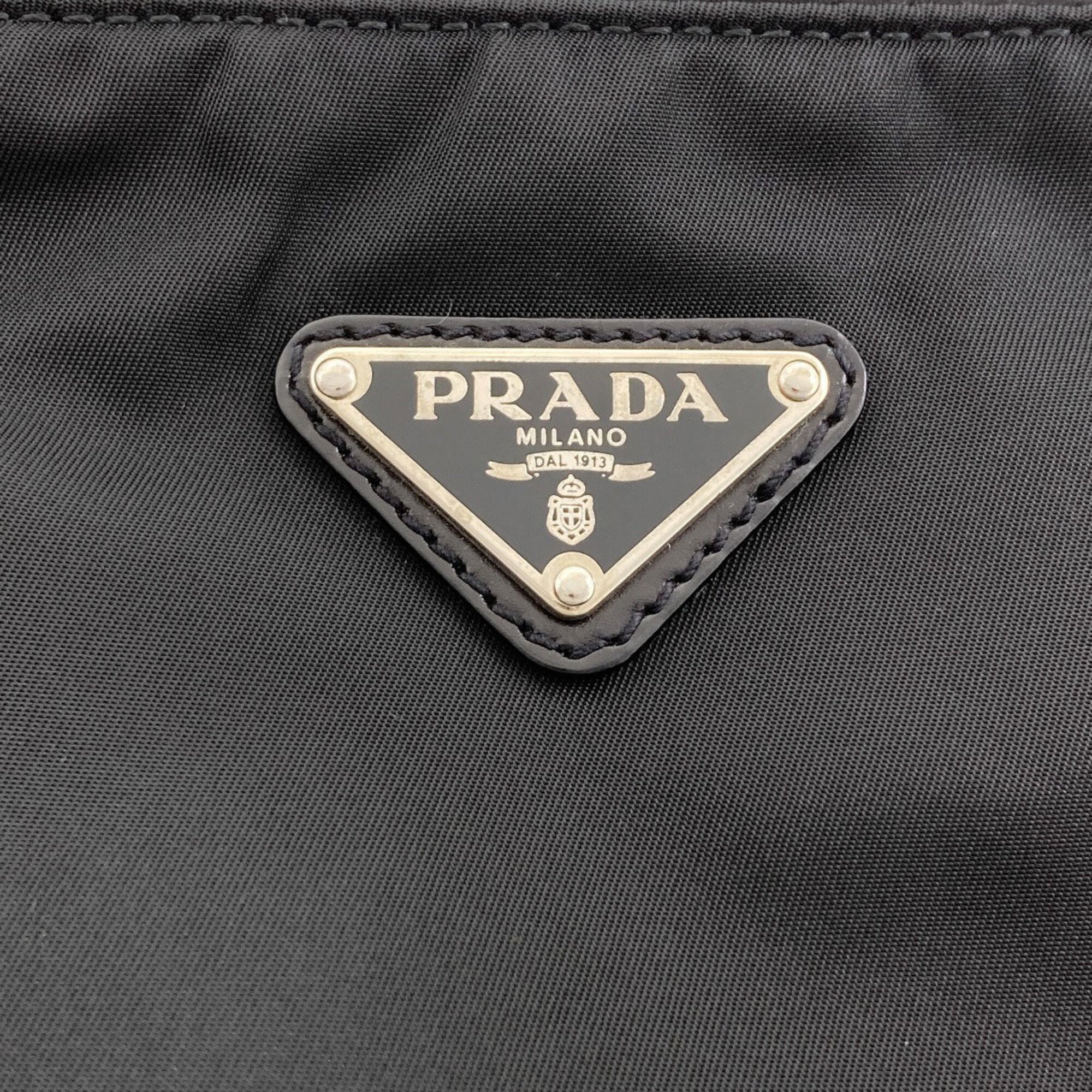 Prada Black Nylon Shoulder Bag (Pre-Owned)