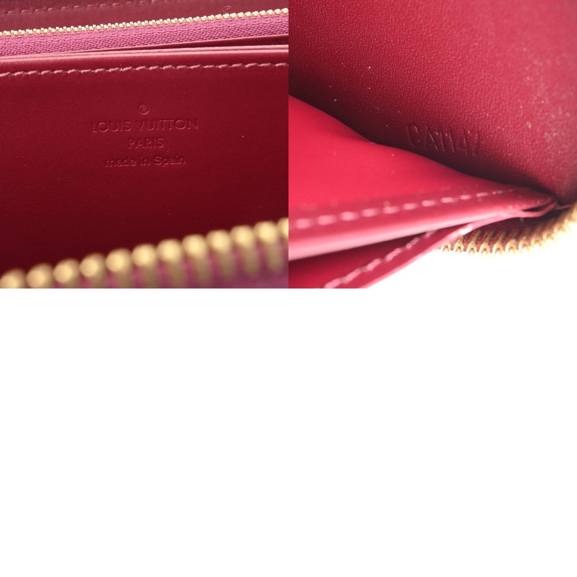 Louis Vuitton Amarante Magenta Monogram Vernis Long Wallet (Bi-Fold) (Pre-Owned)