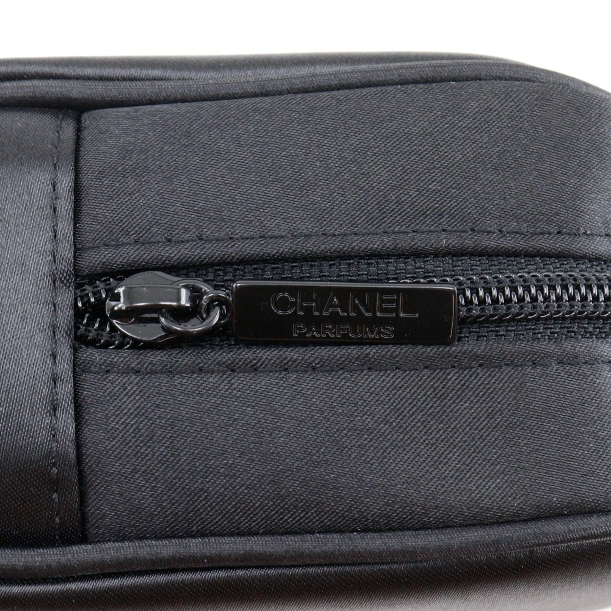 Chanel Black Nylon Pouch (Pre-Owned)