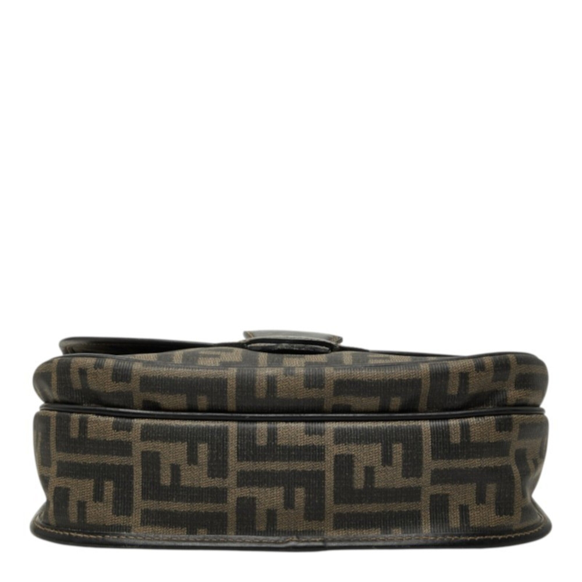 Fendi Brown Leather Shoulder Bag (Pre-Owned)