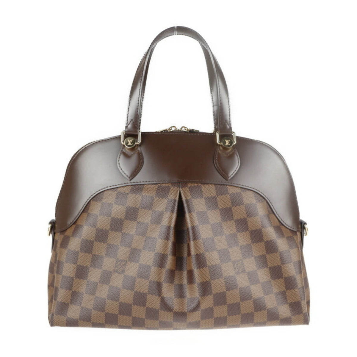 Louis Vuitton Brown Damier Canvas Handbag Shopping Bag Shoulder Bag Tote Bag (Pre-Owned)