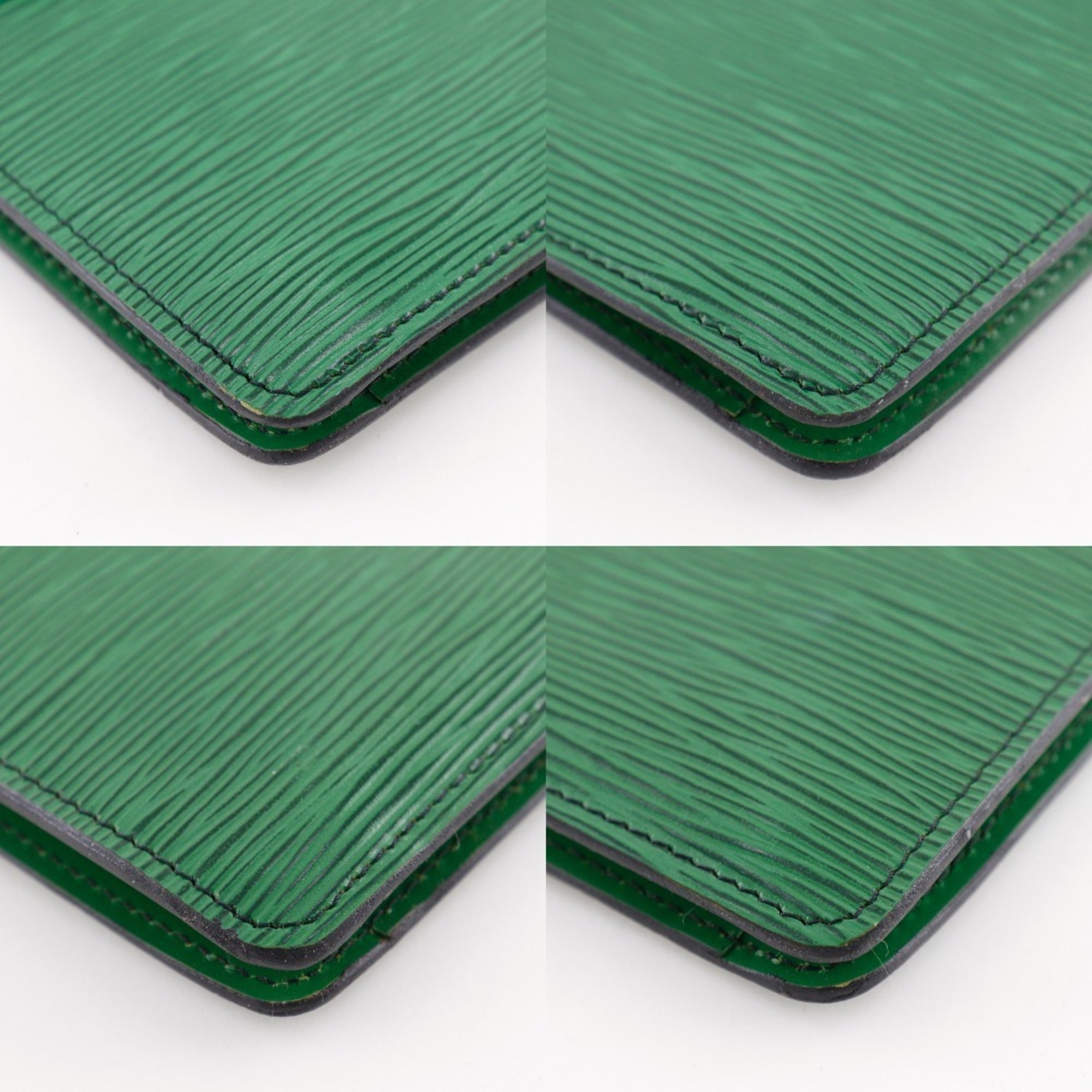 Louis Vuitton Borneo Green Green Epi Leather Clutch Bag (Pre-Owned)